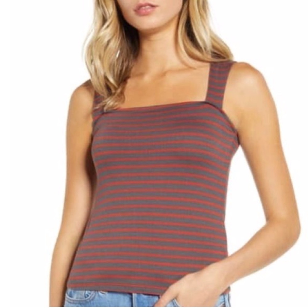 Articles of Society Square Neck Stripe Tank*